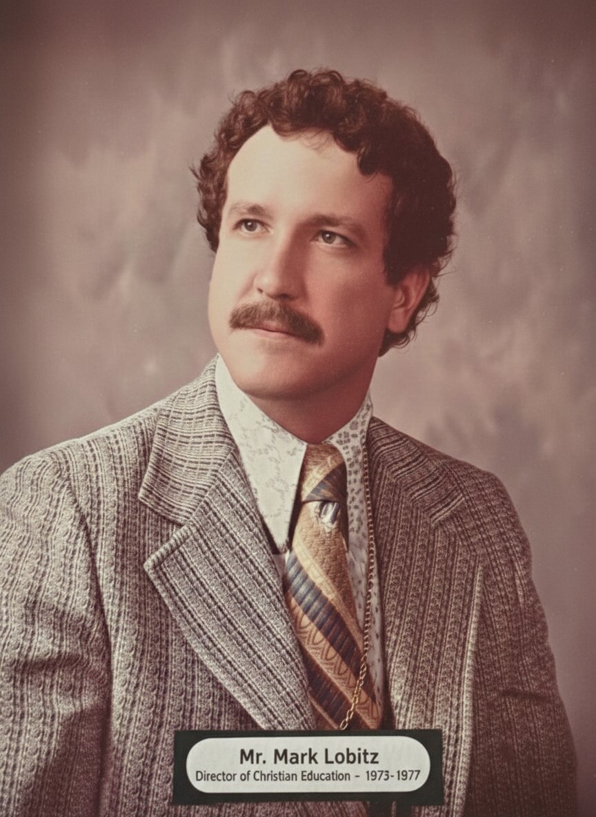 Portrait of Mark Lobitz, Director of Christian Education at Trinity Lutheran Church in Richmond, BC.